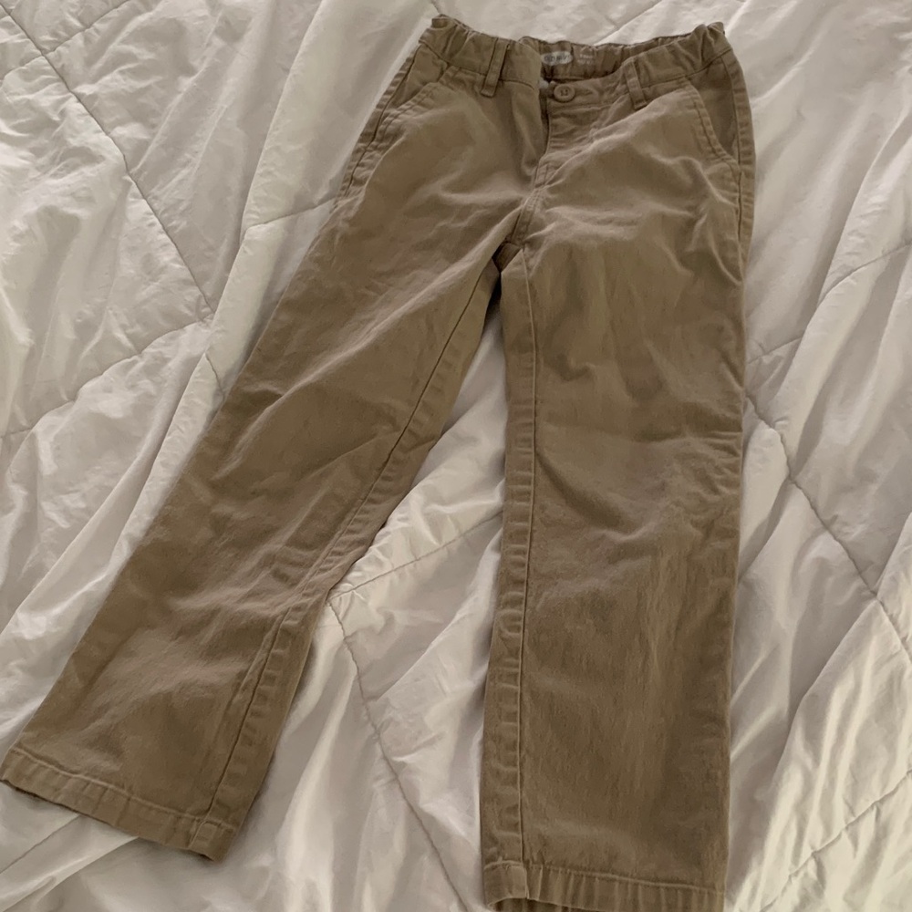 Boys Tan khaki uniform pants size 7